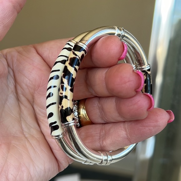 Sterling, silver, and enamel Bracelet - Picture 11 of 12